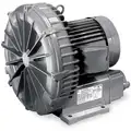 Regenerative Blower: 1/2 hp, 49.8" wc Max Op Pressure, 45" wc Max Vacuum, 56 cfm Max Flow Rate