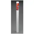 24" Round, Clay Coated Mailing Tube with 2" Inside Dia., White; PK 12