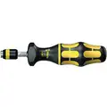 Wera Torque Screwdriver: 1/4 in Tip Size, 0.1 N-m Primary Scale Increments, 1.2 to 3.0 Nm, Clockwise