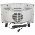 Dayton Portable Electric Heater, Radiant, 120VAC, 5118 / 2560 BTU, Gray