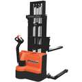 Electric Lift, Electric Push Stacker, 2200 lb. Load Capacity, Lifting Height Max. 125
