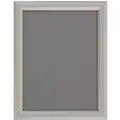 United Visual Products Poster Frame: 8-1/2 x 11 in Frame Size, Aluminum, Acrylic, Silver