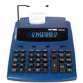 Calculator, 12 Display Digits, 9 3/4" Length, 7 3/4" Width, 2 1/2" Depth, 120 V AC