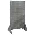 Louvered Floor Rack, Number of Sides 2, Total Number of Bins 0, Overall Depth 25 in