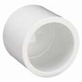 Cap: 2 in Fitting Pipe Size, Schedule 40, Female Socket, 280 psi, White