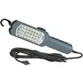 Lumapro LED Hand Lamp, 6.5 Lamp Watts, 25 ft. Cord Length, Black/Gray, Includes Hook, Magnet, Outlet
