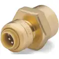 DZR Brass Female Reducing Adapter, 3/4" x 1/2" Tube Size