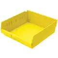 Shelf Bin,Yellow,197 Cu. In.