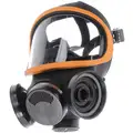 Ultra-Twin Full Face Respirator, Respirator Connection Type: Threaded, 5 pt. Full Face Suspension T