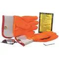 Ironguard Propane Gloves, For Use With Forklift Trucks, 12" Height, 9217810" Width, Neoprene, Hi-Visibility Orange