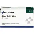 Sting Relief Wipes, Wipes, Box, Wrapped Packets, 0.040 oz.