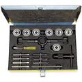 16-Piece High Speed Steel Tap and Die Set with M6 to M18 Size Range