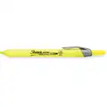 Sharpie Accent Pen Style Highlighter with Micro Chisel Tip, Fluorescent Yellow, 12 PK