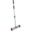 Magnetic Sweeper: w/Wheels and Release, 29 1/4 in Lg, 15 1/8 in Wd, 41 in Extended Lg