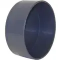 Plastic Supply Type I PVC End Cap, 8" Duct Fitting Diameter, 2-3/4" Duct Fitting Length