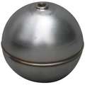 Float Ball: Stainless Steel, Internal Connection, 2 in Float Dia., Machine Thread