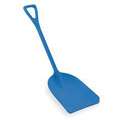 Remco Hygienic Shovel: Square Point, Polypropylene, 14 in Blade Wd, 17 in Blade Lg, 42 in Overall Lg