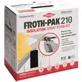 Froth-Pak Insulation Insulating Spray Foam Sealant Kit, 42.0 lb. Two Cylinders, Cream