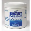 Bright Dyes Dye Tracer Tablet: Fluorescent Blue, 200 Tablets Size, For 0 to 50,000 gal, 200 PK