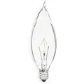 25 Watts Incandescent Lamp, CA10, Candelabra Screw (E12), 180 Lumens, 2500K Bulb Color Temp., 1 EA