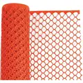Safety Fence: Safety Fence, 1-1/4 x 1-1/2 in Mesh Size, 4 ft Ht, 50 ft Lg