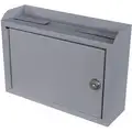 Cold Rolled Steel Suggestion Box; 7 in. H x 9-3/4 in. W x 3 in. D