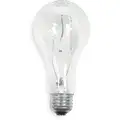 GE Lighting 200 Watts Incandescent Lamp, A21, Medium Screw (E26), 3780 Lumens, 2900K Bulb Color Temp., 1 EA