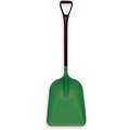 Industrial Shovel: Nonsparking, Chemical/Corrosion Resistant, 14 in Blade Wd