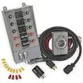 Reliance Manual Transfer Switch: 125/250, 7 in Wd, 30 A Max. Amps, 1, 13 3/4 in Ht, 4 1/2 in Dp