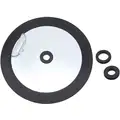 Grease Pump Follower Plate,  Rubber/Steel,  120 lb Capacity,  14 31/32 in Dia.,  For Use With Grease