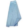 Medium Duty Microfiber Cloth, Blue, 16" x 16", 12 PK
