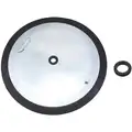 Westward Grease Pump Follower Plate, Rubber/Steel, 400 lb Capacity, For Use With Grease