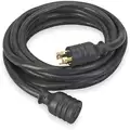 Reliance Generator Power Cord, 20 ft. Cord Length, L14-30 Connector End, L14-30 Plug End