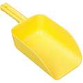 Remco Large Hand Scoop: Yellow, 82 oz. Capacity, 15 in Overall L, 5 9/10 in Overall Wd