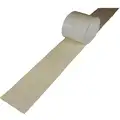 Buna-N Rubber Strip, 4"W x 3 ft.L x 1/8"Thick, 60A, Adhesive Backing Type, 450% Elongation, White