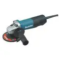 Angle Grinder, 4-1/2" Wheel Dia., 7 Amps, 120VAC, 11,000 No Load RPM, Paddle Switch