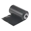 Label Printer Ribbon: 4 5/16" x 984 ft, Black, Wax/Resin, R4300, 1" Core Dia