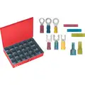 Imperial Nycrimp Insulated Ring, Spade, Snap and Quick Disconnect Terminals Assortment, 520 Pieces