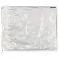 Block 15"L x 12"W Standard Reclosable Poly Bag with Drawstring Closure, Clear; 1.5 mil Thickness