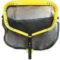 EZ Clip Handle Leaf Rake, Black/Yellow/Enameled