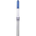 Built-In Handle Telescopic Pole, Blue/Gray/Anodized