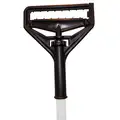Cortech Wet Mop Handle, T-Bar Head Mop Connection Type, White, Fiberglass, 58" Handle Length
