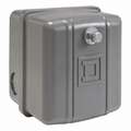 Square D Air Compressor and Water Pump Pressure Switch; Range: 40 to 200 psi, Port Type: (1) Port, 3/8" FNPS