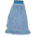 Clamp, Quick Change, Side-Gate Cotton String Wet Mop Head, Blue