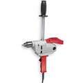 Milwaukee 1/2" Electric Drill, 7.0 Amps, Spade Handle Style, 450 No Load RPM, 120VAC