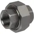 Union: 304 Stainless Steel, 1/2" x 1/2" Fitting Pipe Size, Female NPT x Female NPT, Class 3000
