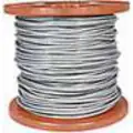 Aircraft Cable, 250 ft. L, 3/16", 7x19, Non Coated, 840 lb.