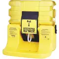 Eye Wash Station, 7.0 gal. Tank Capacity, Activates By Gravity Feed, Wall or Cart Mounting