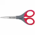 Clauss Scissors, Multipurpose, Straight, Ambidextrous, Titanium Bonded Steel, Length of Cut: 3"