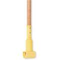 Tough Guy Wet Mop Handle, Jaw Mop Connection Type, Natural, Wood, 60" Handle Length